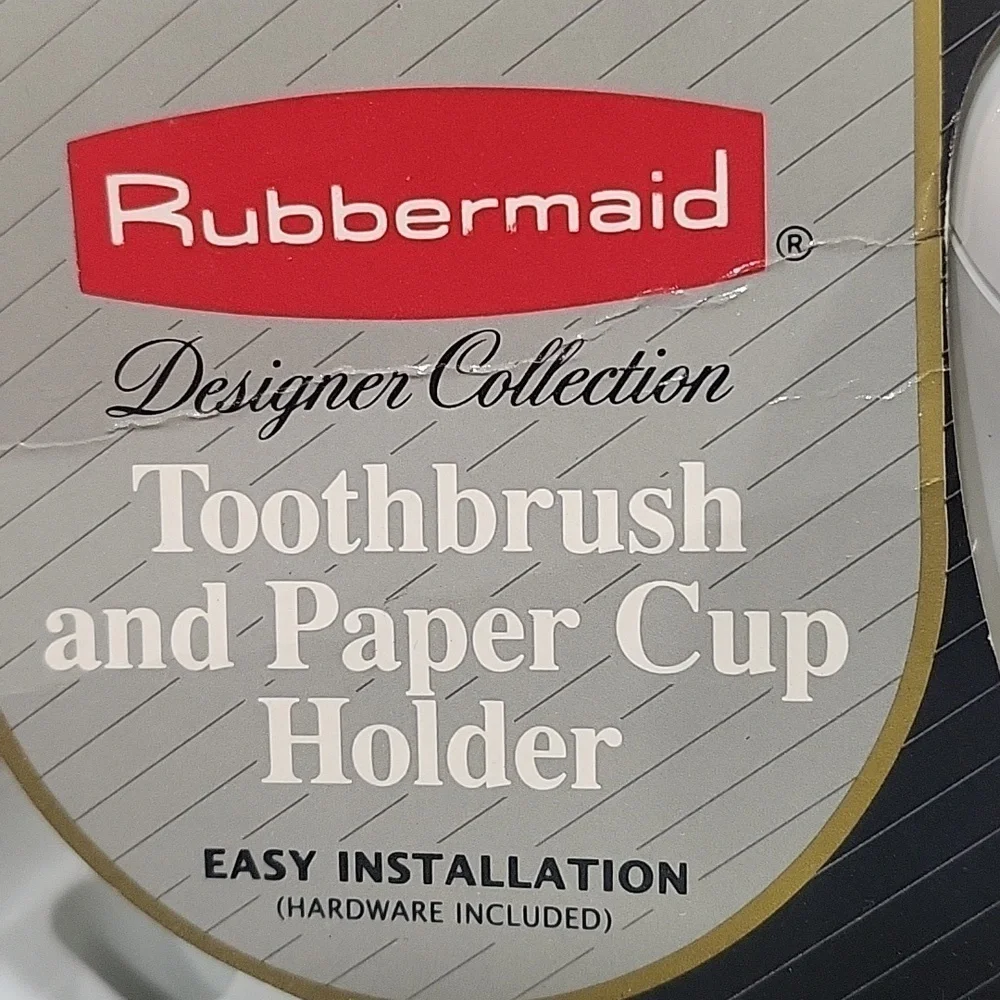 Vintage NIB Rubbermaid Designer Collection Toothbrush Arosa Magnetic Soap Holder